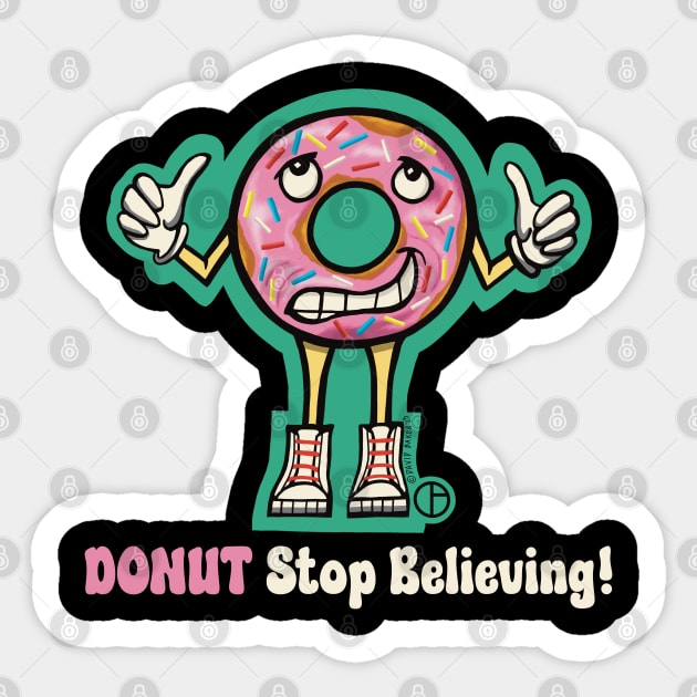 Donutman Sticker by Art from the Blue Room